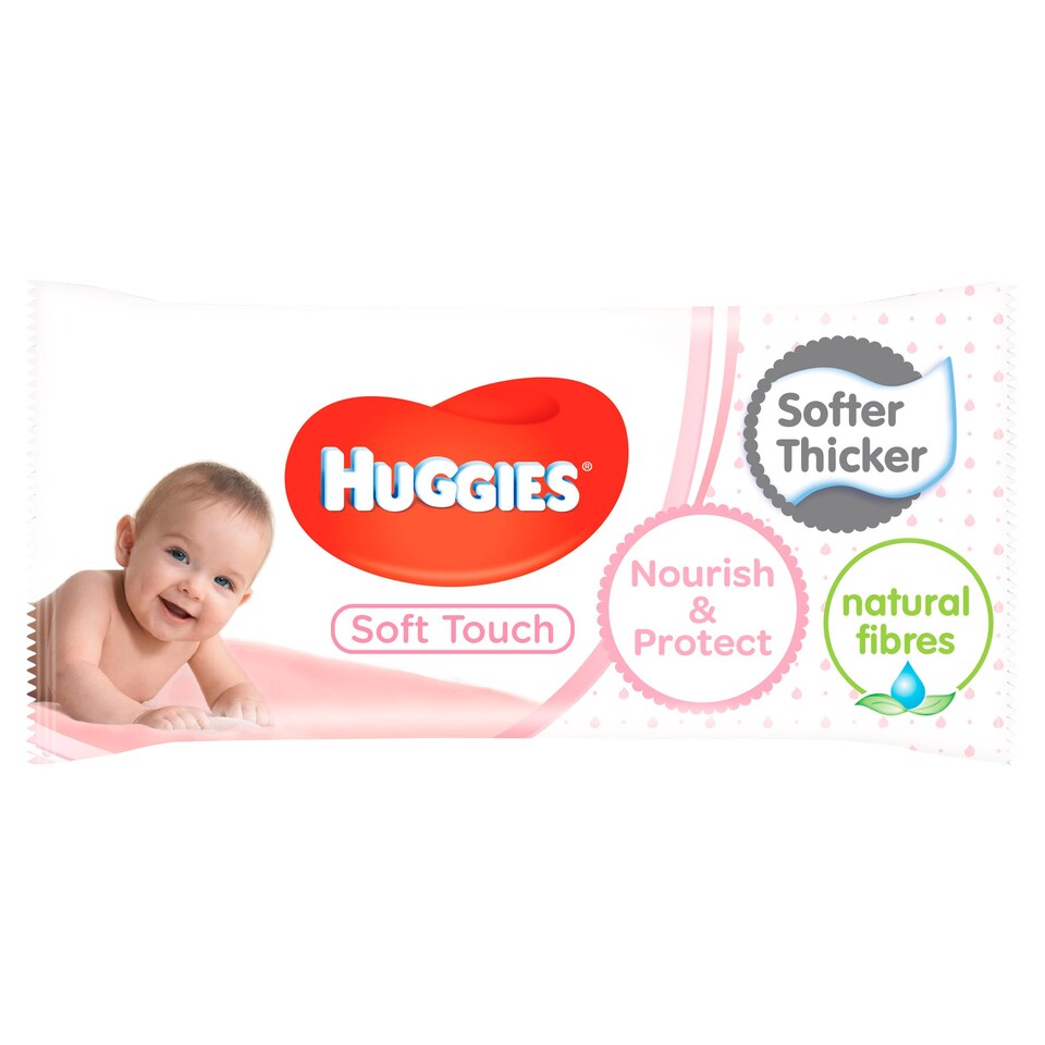Huggies Soft Touch Baby Wipes X56