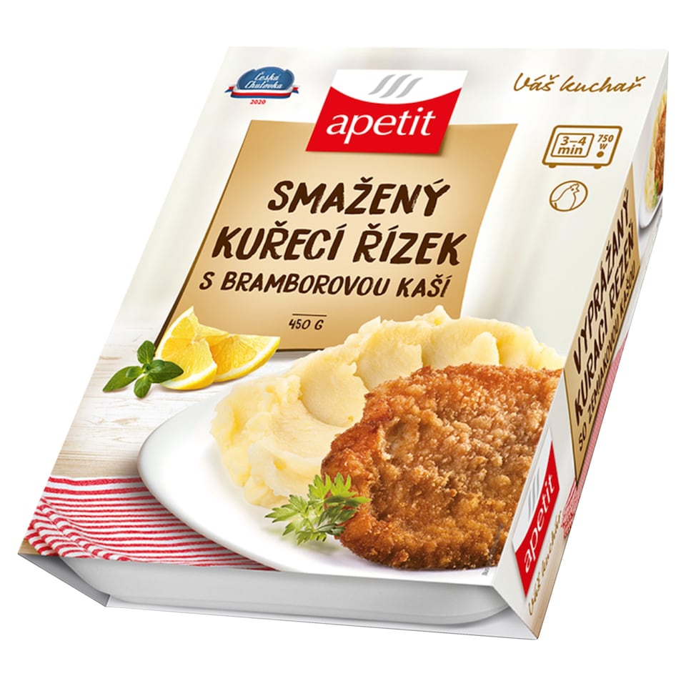 Apetit Fried Chicken Schnitzel with Mashed Potatoes 450g