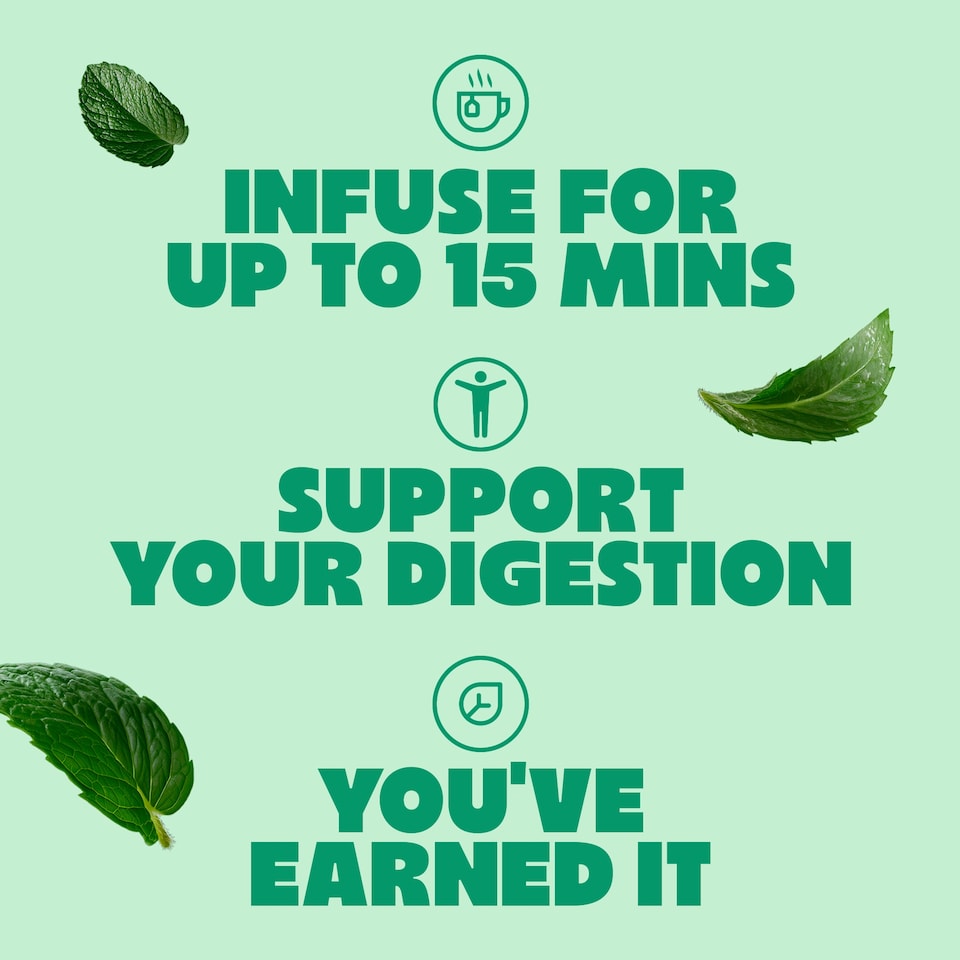 image 1 of Pukka Organic Three Mint Tea With Peppermint for Digestion 20 Herbal Tea Bags 32g