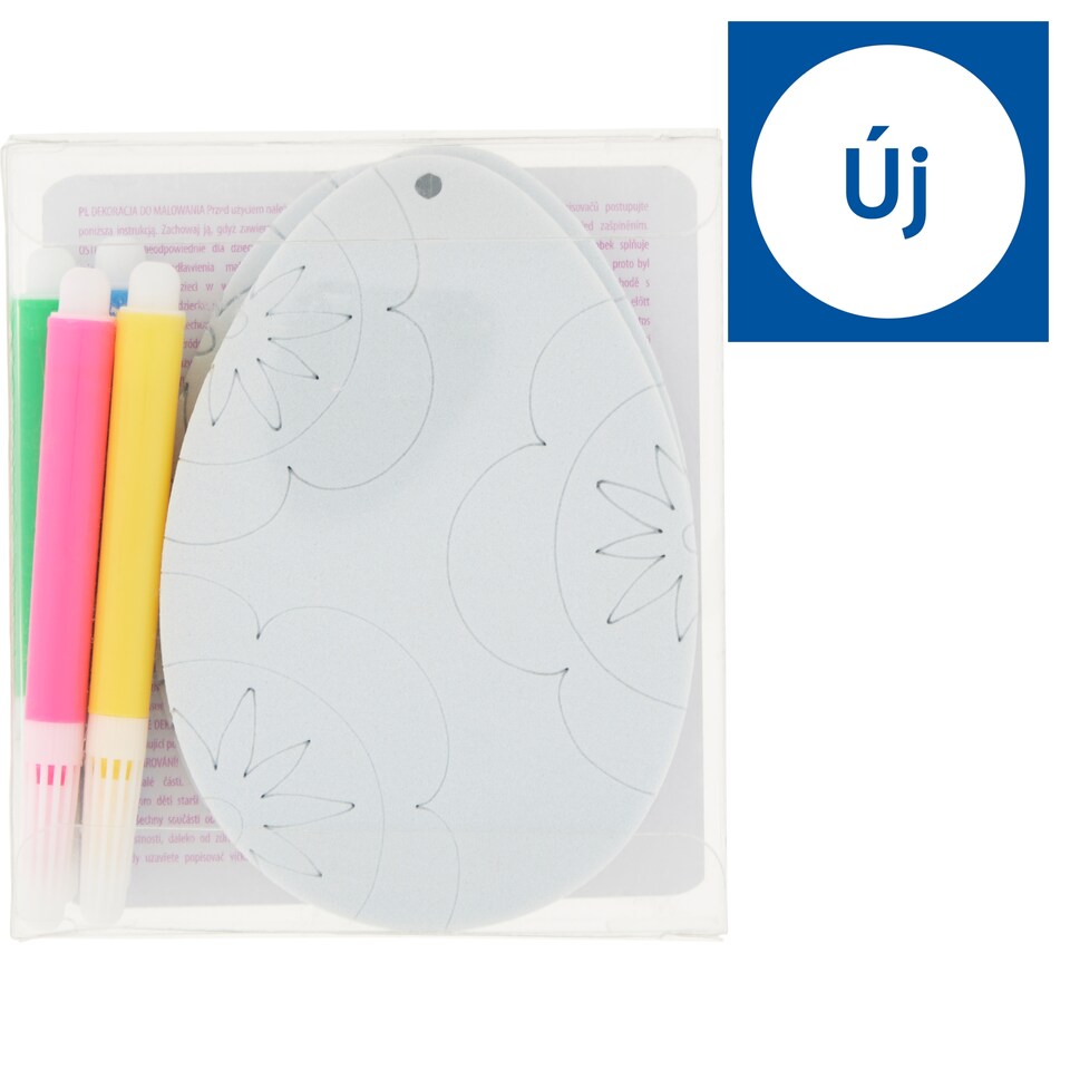 Jumi EVA tojás 10 cm 3 db 4 színes jelölővel