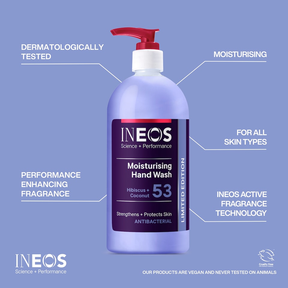 image 1 of INEOS Moisturising Hand Wash Hibiscus + Coconut 500ml