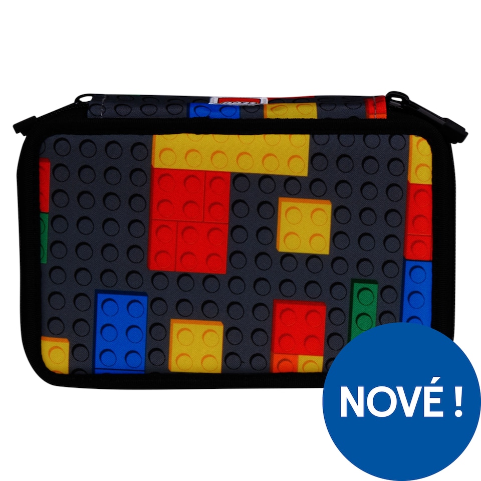 Obrázek 1 pro produkt Lego Colorful Bricks třípatrový školní penál 19,5 x 6,5 x 13 cm