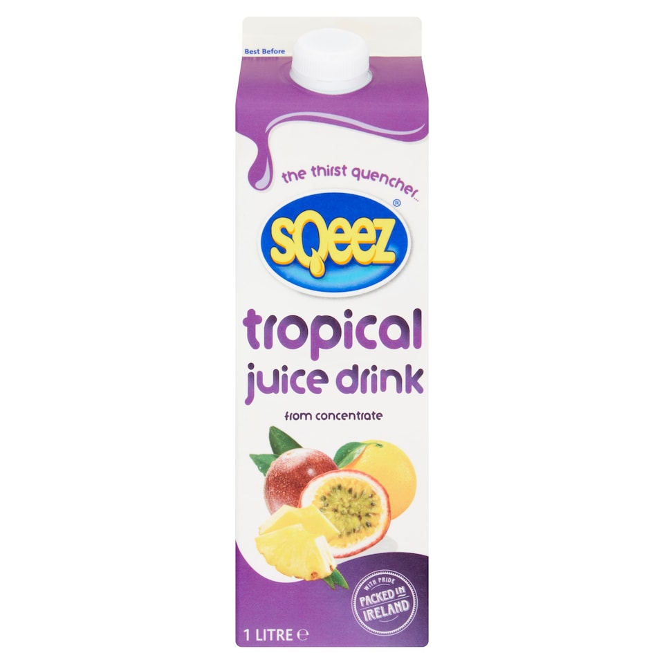 Sqeez Tropical Juice Drink 1Ltr