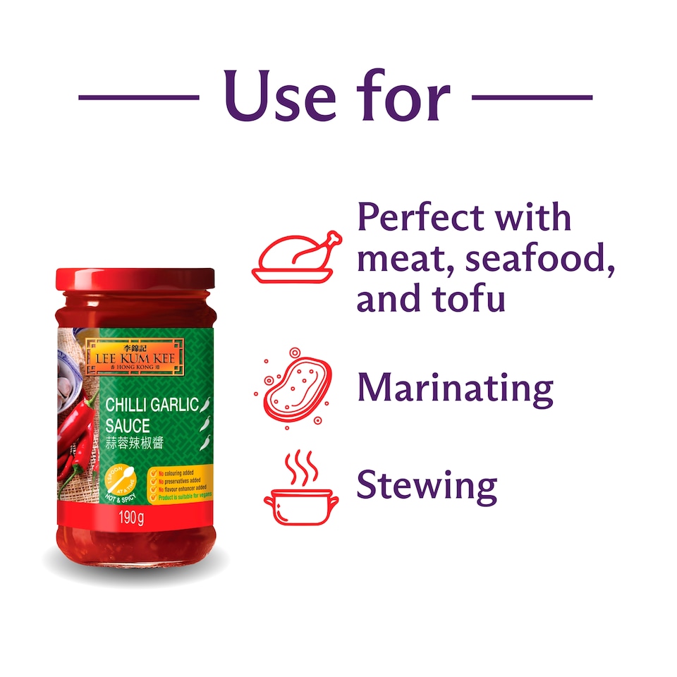 image 1 of Lee Kum Kee Chilli Garlic Sauce 190G