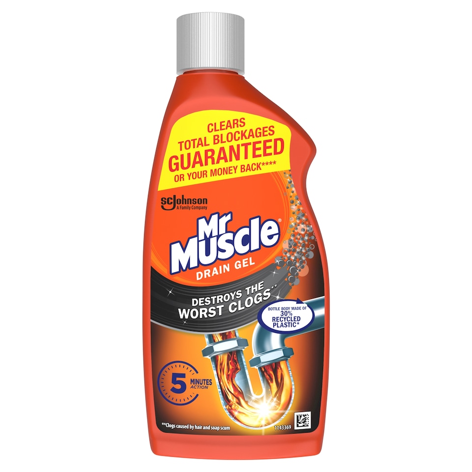 image 1 of Mr Muscle Gel Drain & Sink Unblocker 500ml