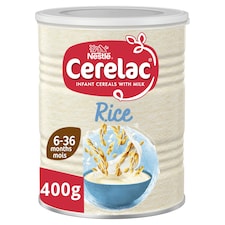 Cerelac Infant Cereals With Milk Rice 6+ Months 400g