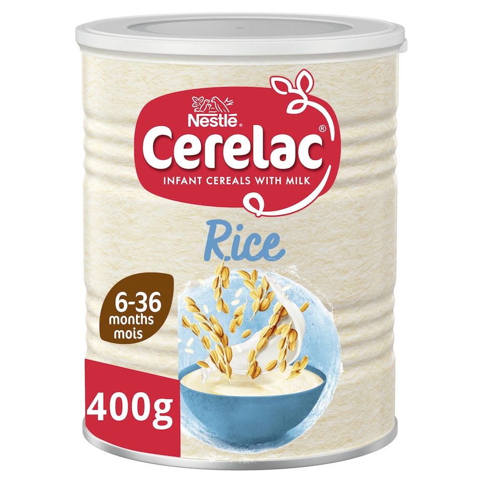 Cerelac Infant Cereals With Milk Rice 6+ Months 400g