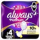 image 1 of Always Platinum Secure Night (Size 4) Sanitary Towels With Wings 10 Pads