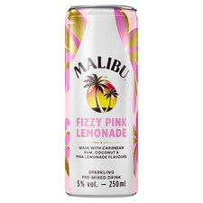 Malibu Fizzy Pink Lemonade 250Ml