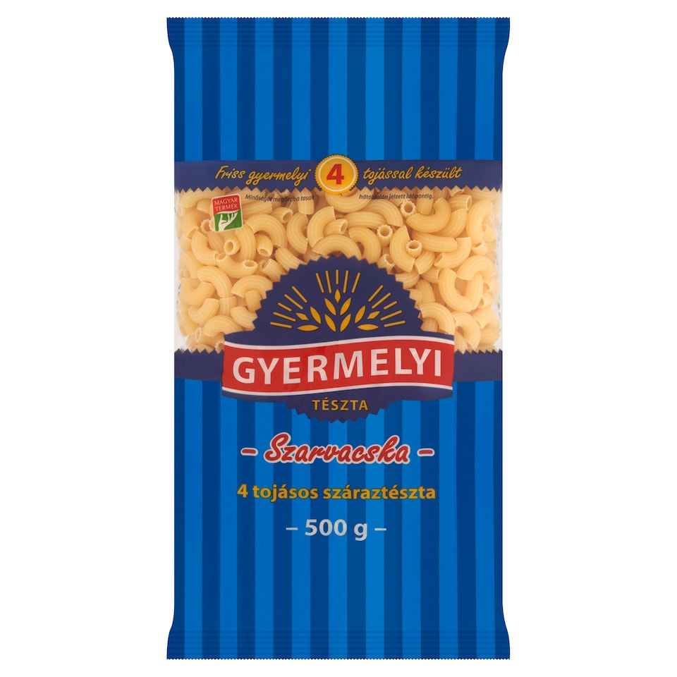 Gyermelyi szarvacska 4 tojásos száraztészta 500 g