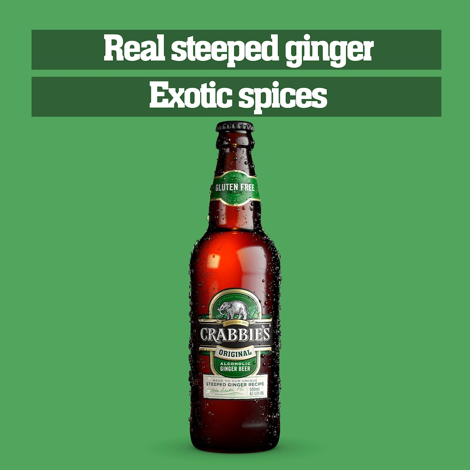 image 1 of Crabbies Alcoholic Ginger Beer 500Ml