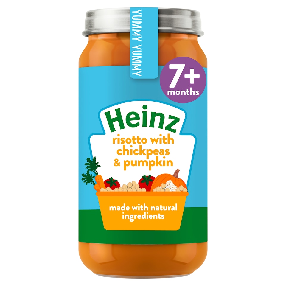 image 1 of Heinz Risotto with Chickpeas & Pumpkin Baby Food Jar 200g
