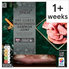Tesco Finest Dry Cured Gammon Joint with a Muscovado Glaze 1kg (Serves 6)