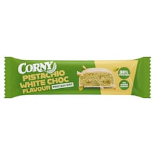 CORNY proteínová tyčinka 30 % pistácie-biela čokoláda 50 g
