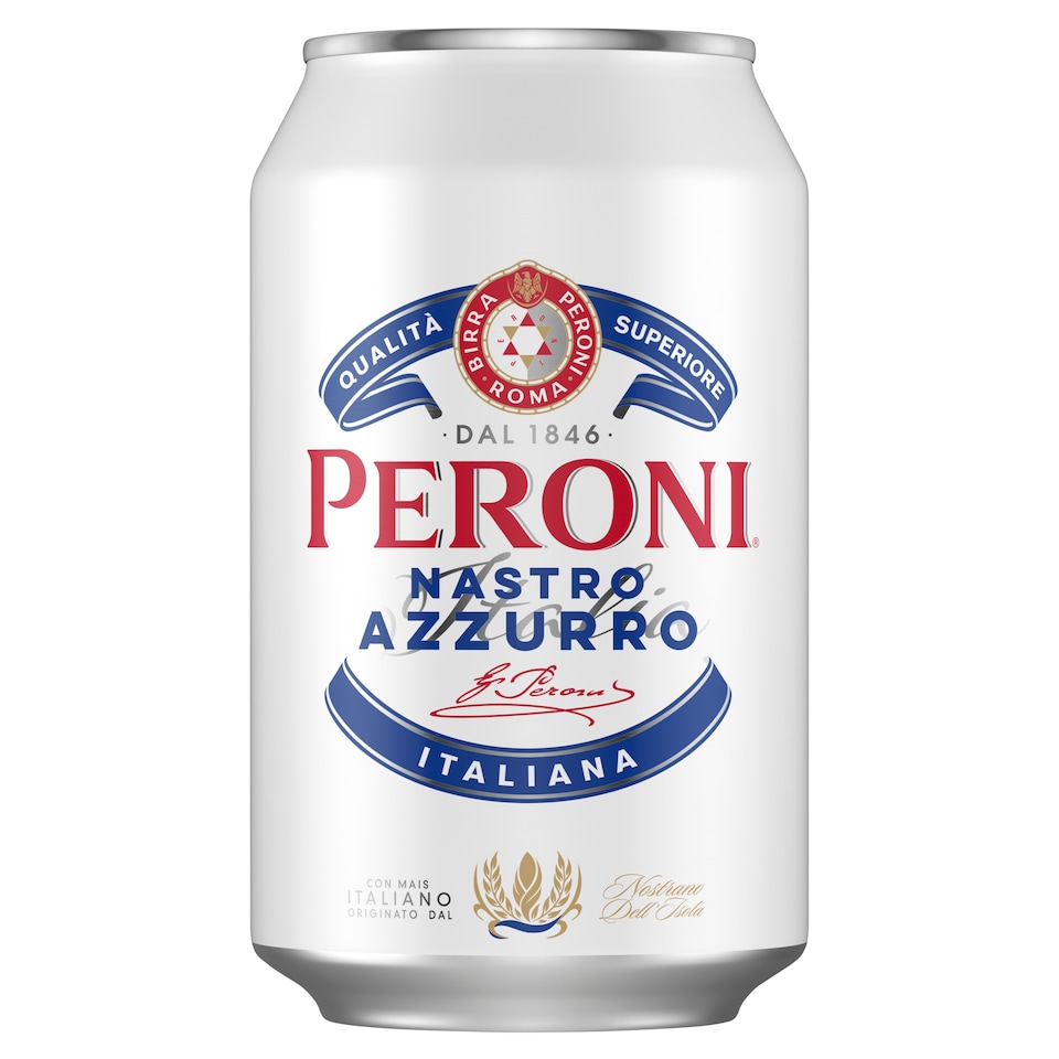 Peroni Nastro Azzuro pivo výčapný ležiak svetlý 330 ml