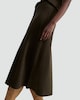 image 1 of F&F Centre Seam Co-ord Midi Skirt in Olive
