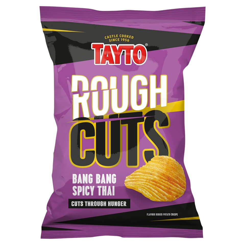 Tayto Rough Cuts Bang Bang Spicy Thai Crisps 45G