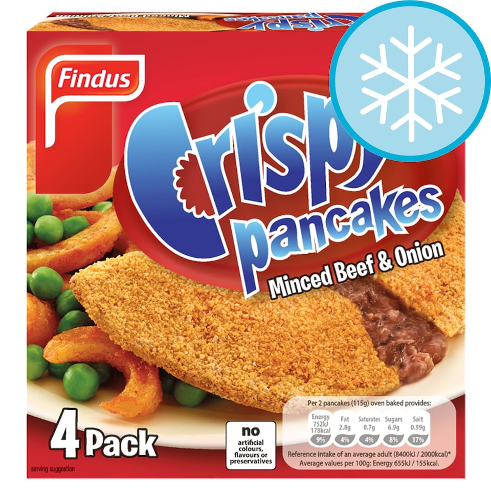 Findus 4 Beef Crispy Pancakes 230G