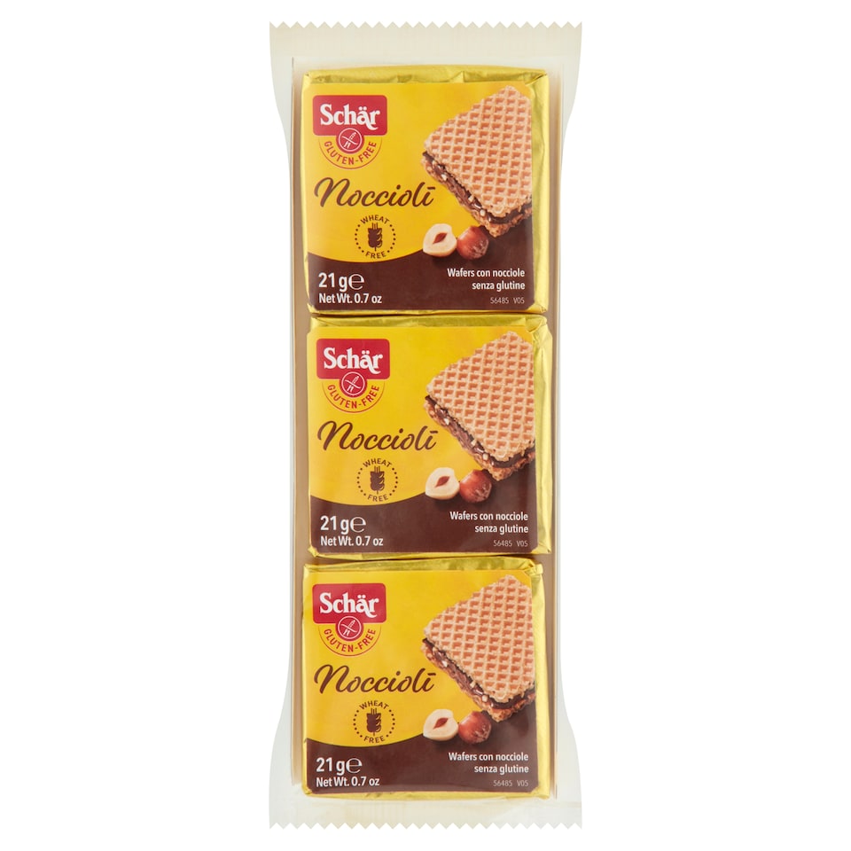 image 1 of Schär Gluten Free Hazelnut Cream Wafer Slice 3 x 21 g (63 g)
