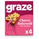 image 1 of Graze Cherry Bakewell Oat Boosts Flapjack Snack 4x30G