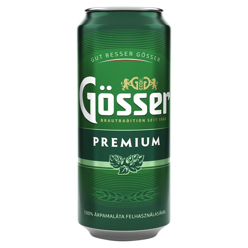 Gösser Premium minőségi világos sör 5% 500 ml  1. kép