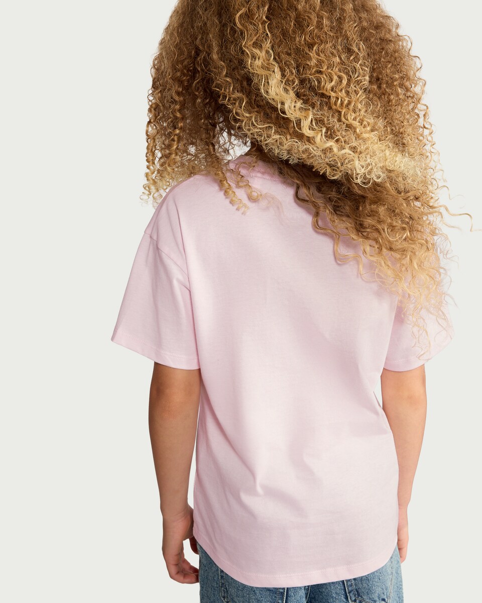 image 1 of Capyfun Pure Cotton T-Shirt in Pink