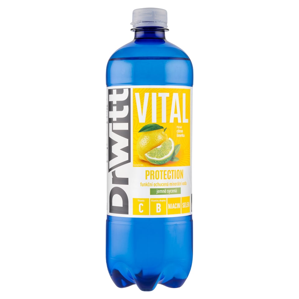 image 1 of DrWitt Vital Protection Functional Flavored Mineral Water Lemon Lime Flavor Lightly Carbonated 750ml