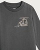 image 3 of F&F Baby 3-Pack Pure Cotton Transport Print Tops in Grey