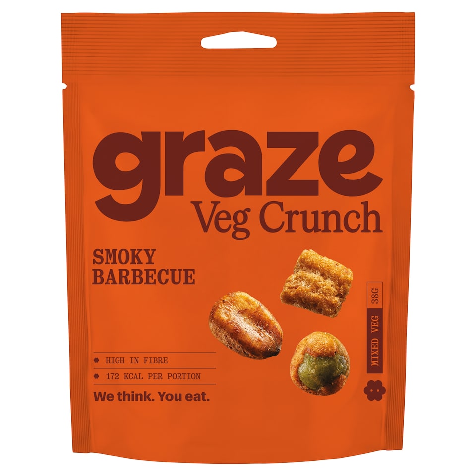Graze Smoky Barbecue Crunch 38g