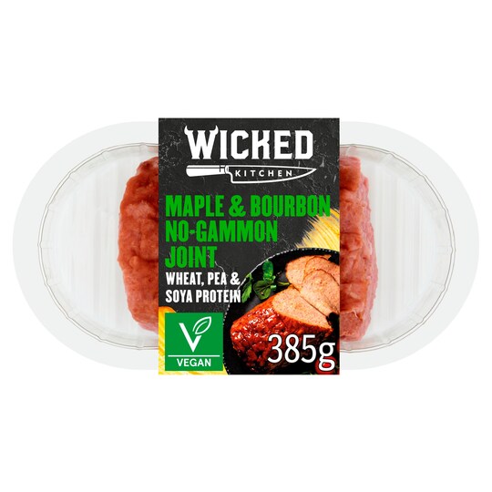 Wicked Kitchen Gammon Joint With Maple Glaze 385G Tesco Groceries