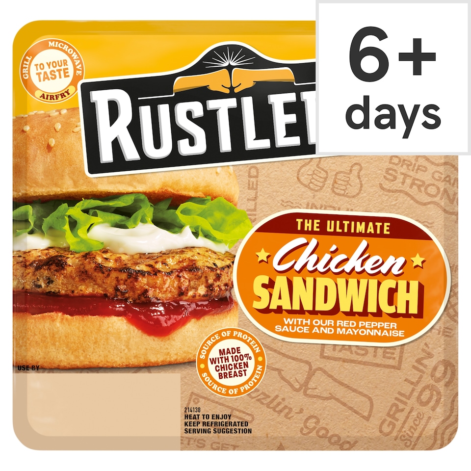 Rustlers Chicken Sandwich 150G