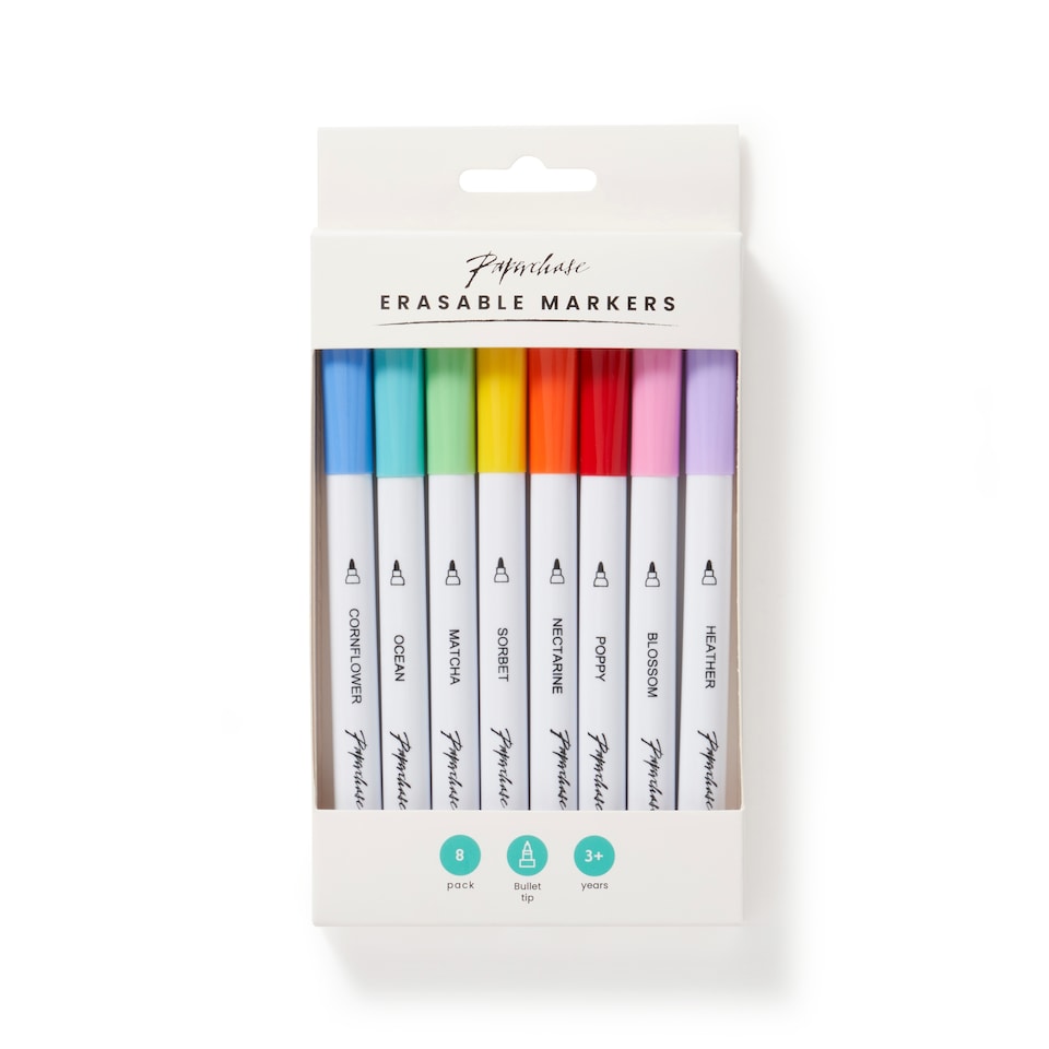 image 1 of Paperchase Grow With It 8pk Erasable Markers