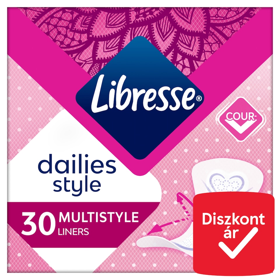 Libresse Dailies Style Multistyle tisztasági betét 30 db  1. kép