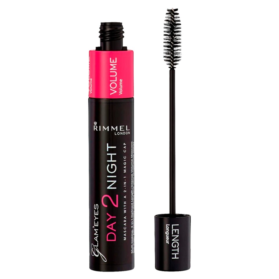 image 1 of Rimmel Day 2 Night Mascara Black 9.5Ml