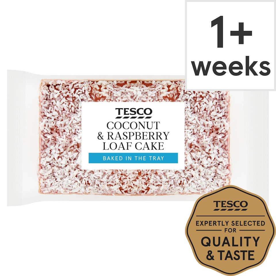 Tesco Coconut & Raspberry Loaf Cake - Tesco Groceries