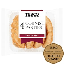 Tesco 4 Cornish Pasties 520G