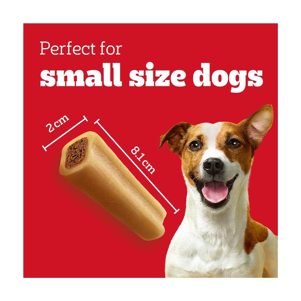 image 1 of Pedigree Jumbone Mini Small Dog Treats Beef & Poultry 160g