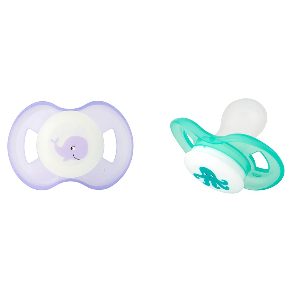 image 1 of Fred & Flo Day And Night Soothers 2 Pack