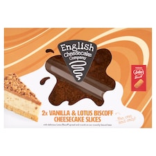 English Cheesecake Company Ltd Vanilla Cheesecake With Lotus Biscoff 214G