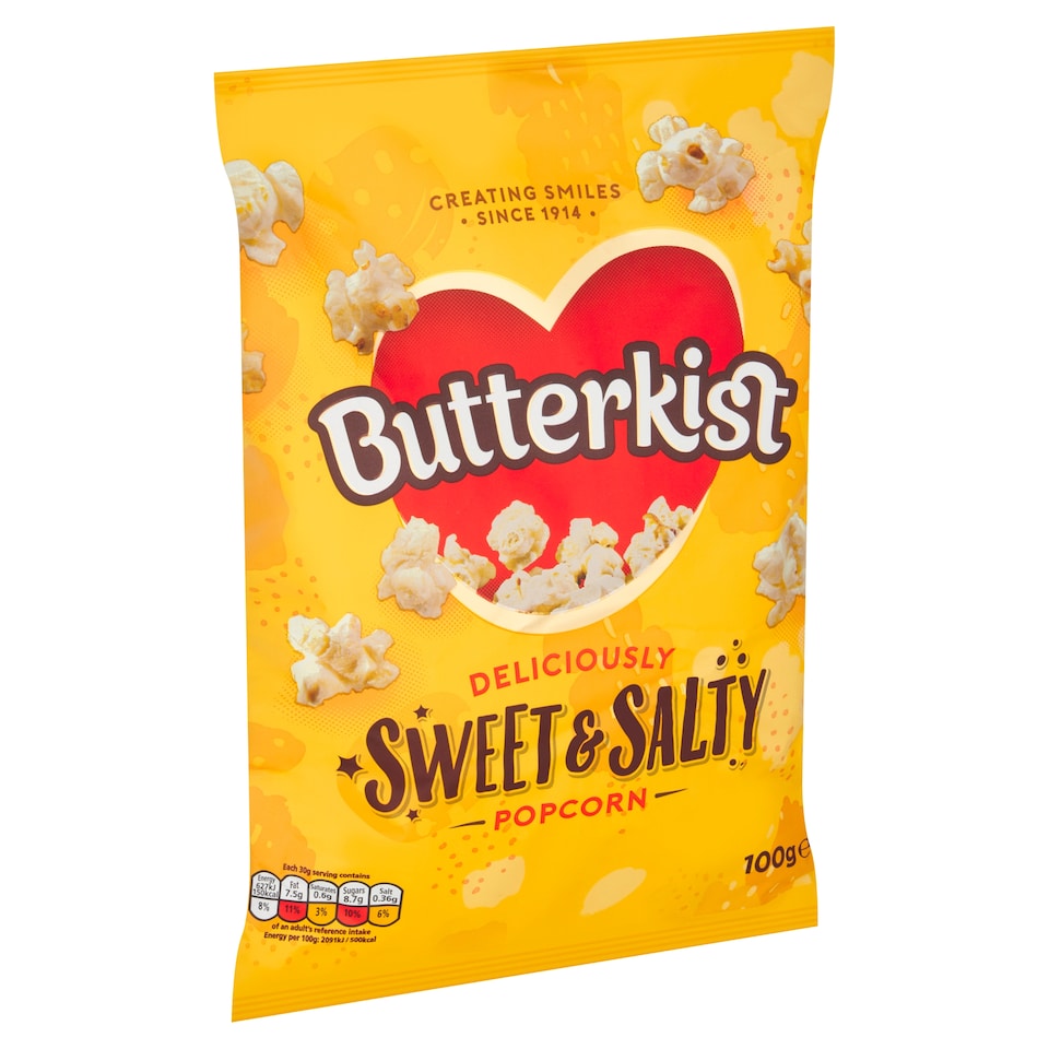 image 1 of Butterkist Sweet & Salted Popcorn 100G