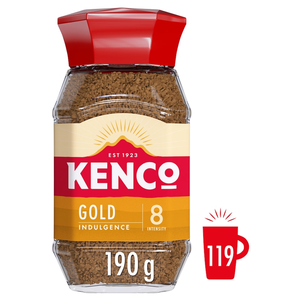 image 1 of Kenco Gold Indulgence Intensity 8 Instant Coffee 190g