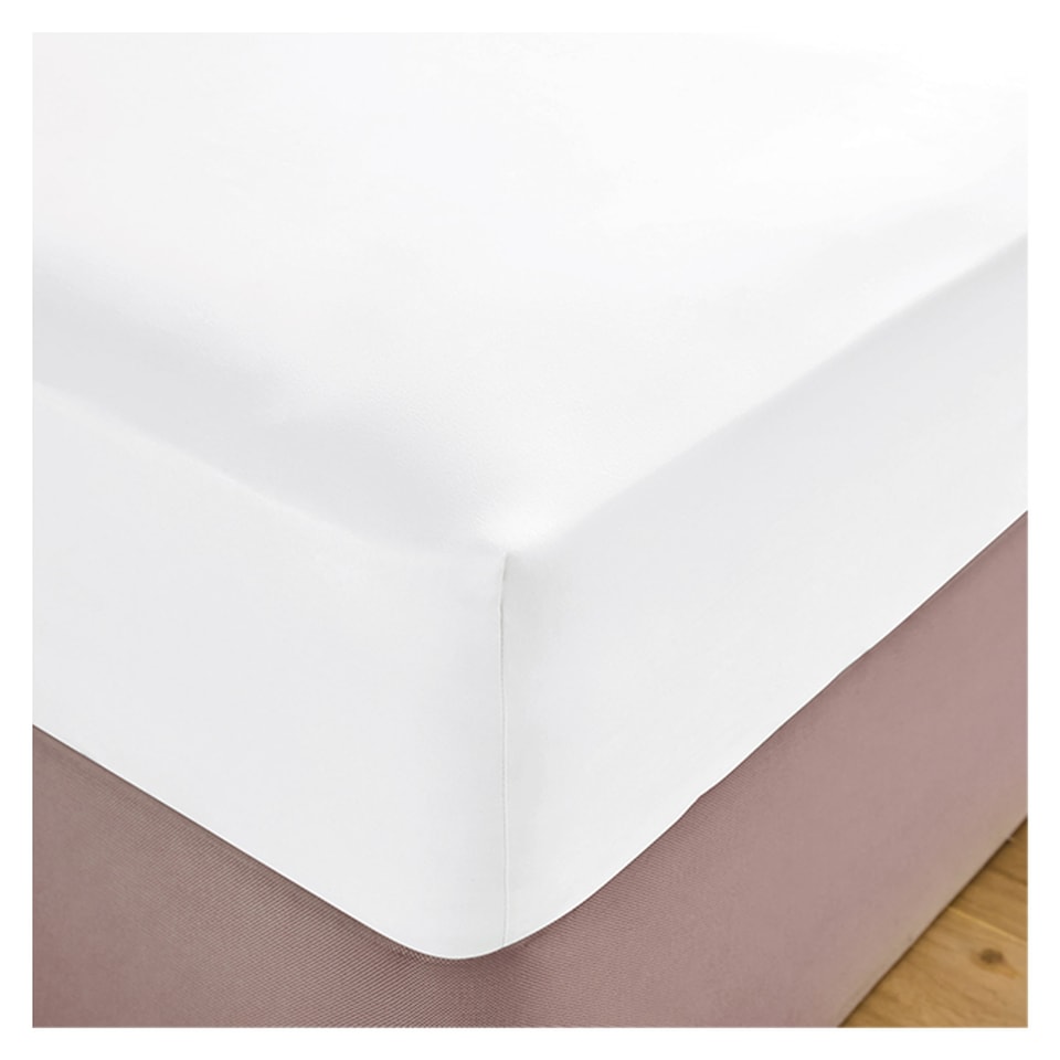 Silentnight Love Sleep Cream fitted sheet double