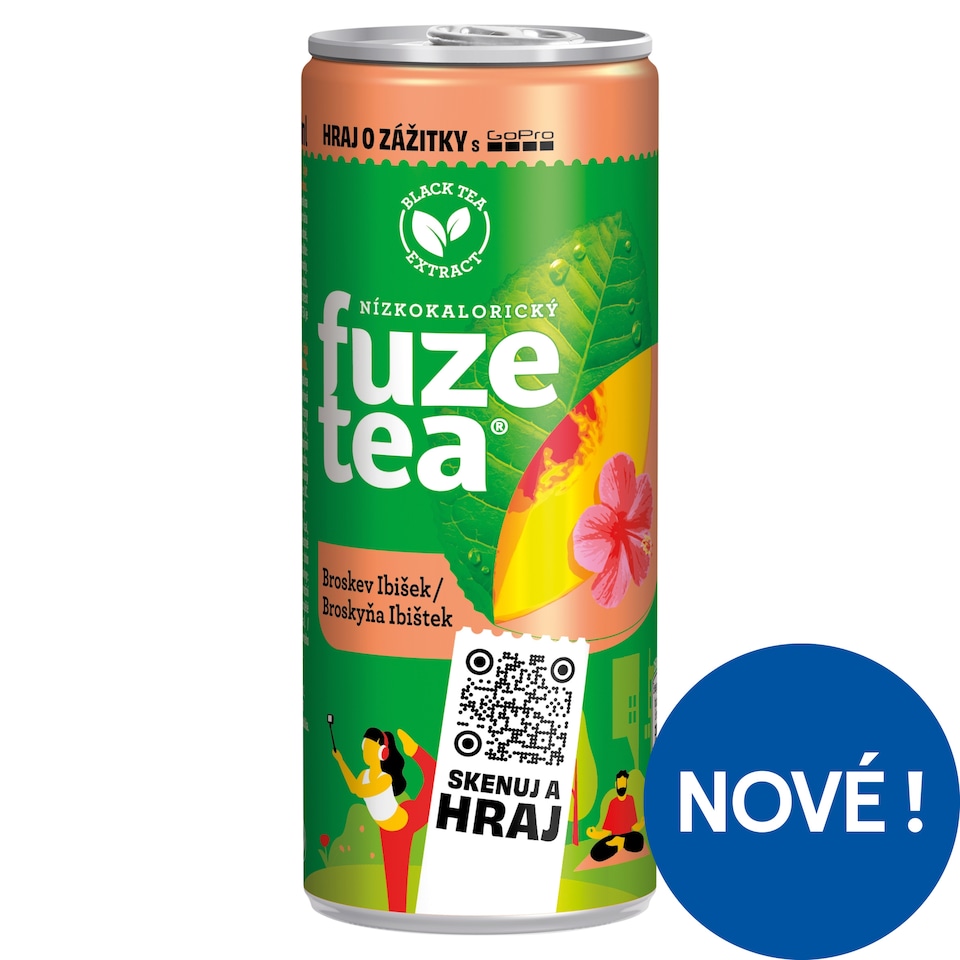 FuzeTea Peach Hibiscus 250ml