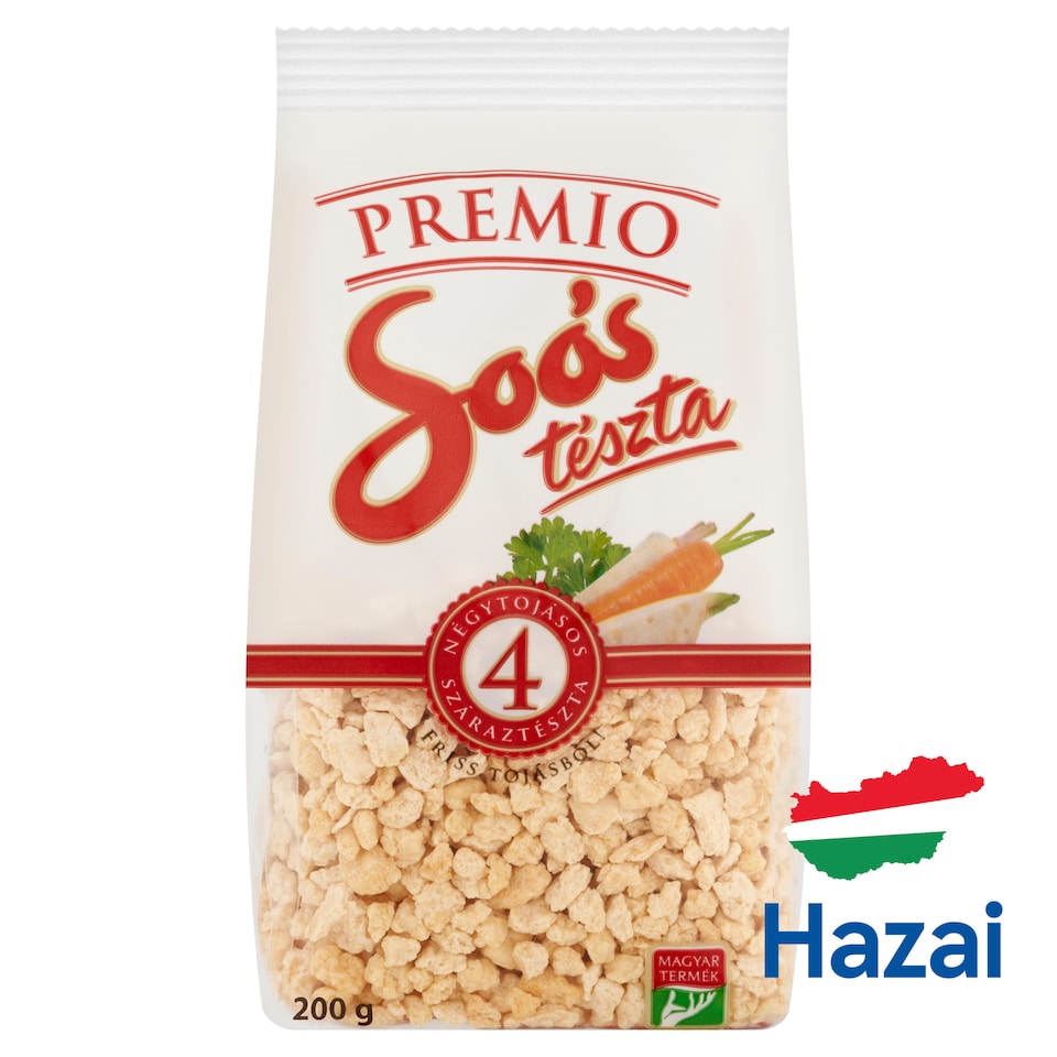 Soós Premio tarhonya négytojásos száraztészta 200 g
