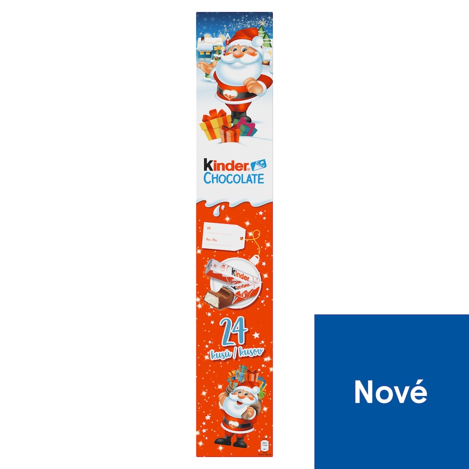 Kinder Chocolate Milk Chocolate Bars with Milk Filling 24 pcs 300g
