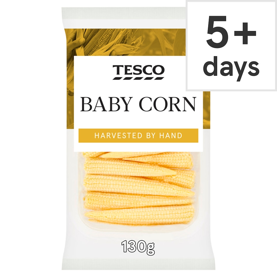 image 1 of Tesco Baby Corn 130G