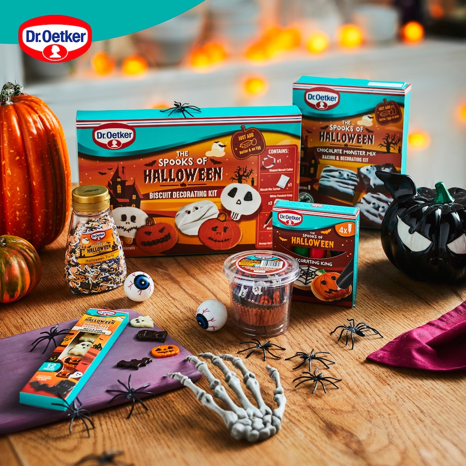image 1 of Dr. Oetker Halloween Decorating Icing 4 x19g