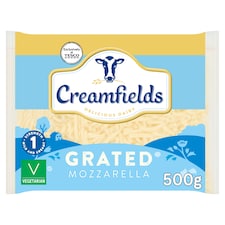 Creamfields Grated Mozzarella 500g