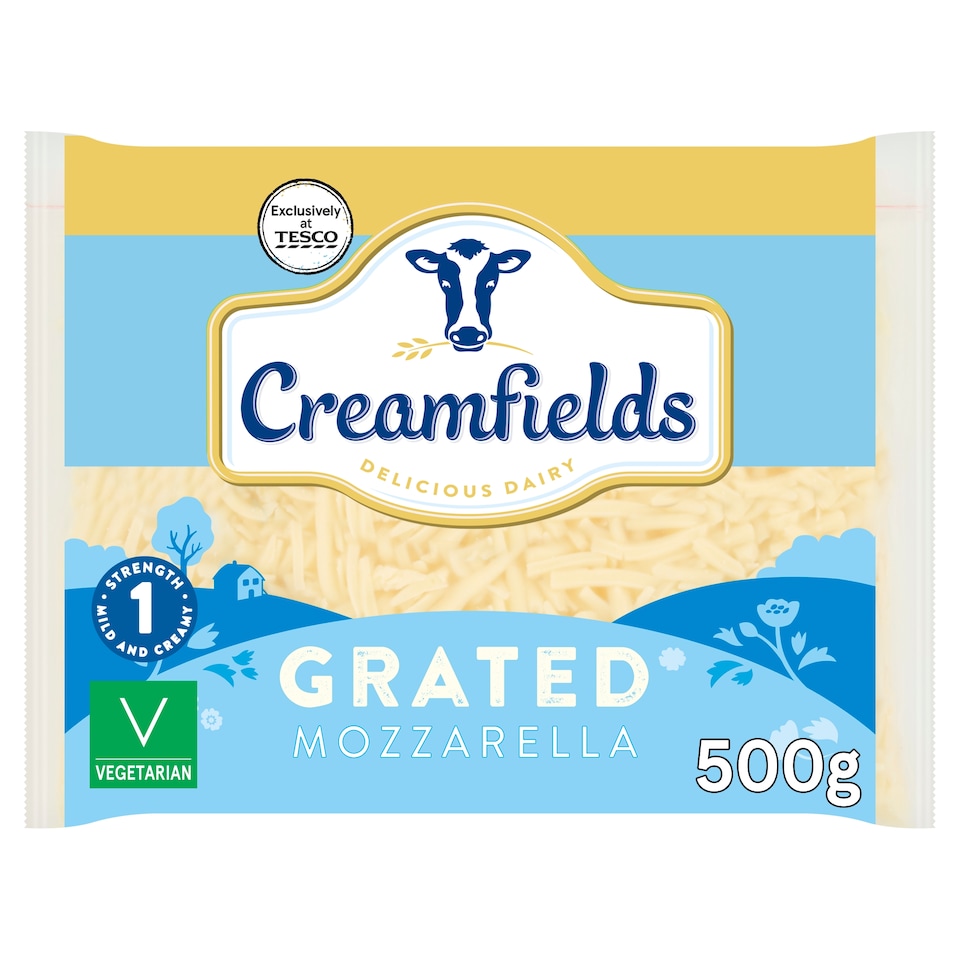 Creamfields Grated Mozzarella 500g