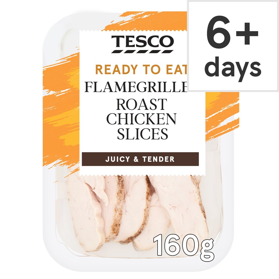 Tesco Flamegrilled Roast Chicken Slices 160g